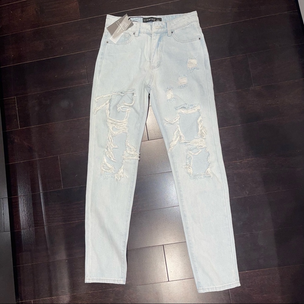 Lioness Distressed Boyfriend Jeans
